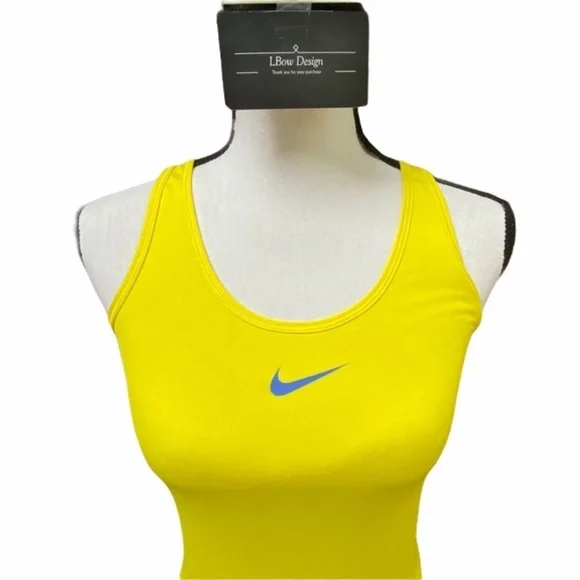 Nike Pro Dry Fit Racer back running Shirt - Picture 3 of 15